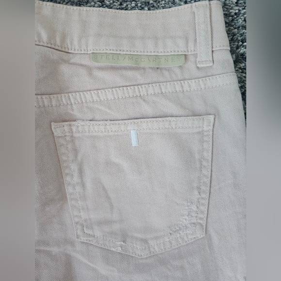 Stella McCartney Made in Italy Pale Pink Skinny Jeans Women’s Size 27 Distressed - Picture 8 of 8